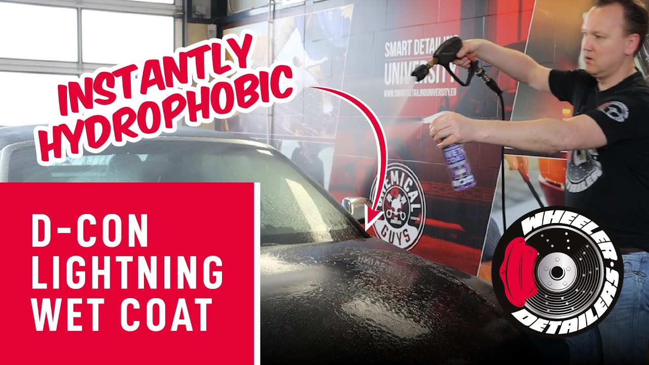 D-CON LIGHTNING WET COAT | INSTANTLY HYDROPHOBIC | RINSE & PROTECT