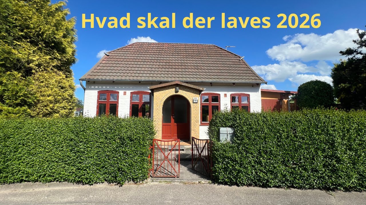 Hvad skal der ske i huset i 2026