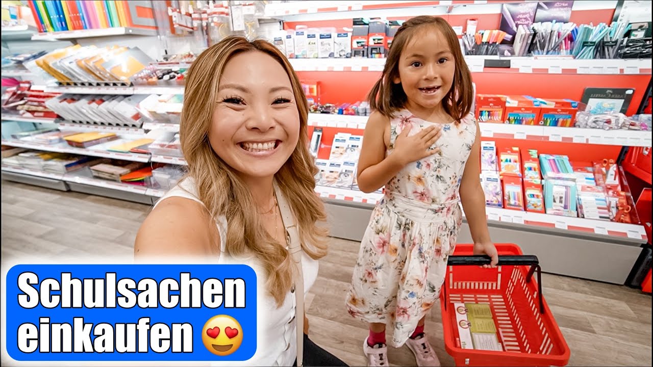 Schulsachen für 1. Klasse einkaufen 😍 Einschulung Shopping Haul | Mamiseelen