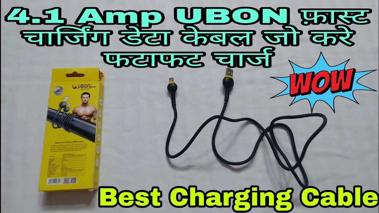 UBON 2.4A  Data Cable For Fast Charging & USB Data Sync V8,Type  C & iphone Charger Wire for Mobile