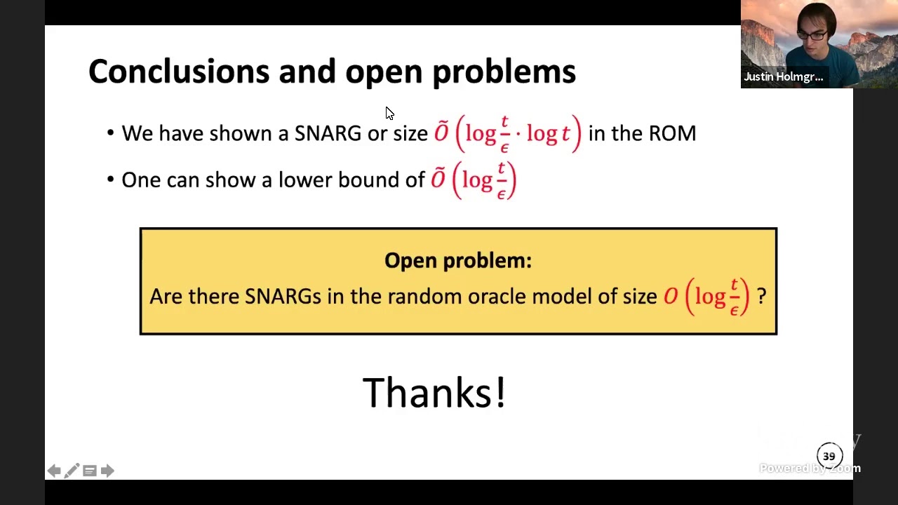 Subquadratic SNARGs in the Random Oracle Model