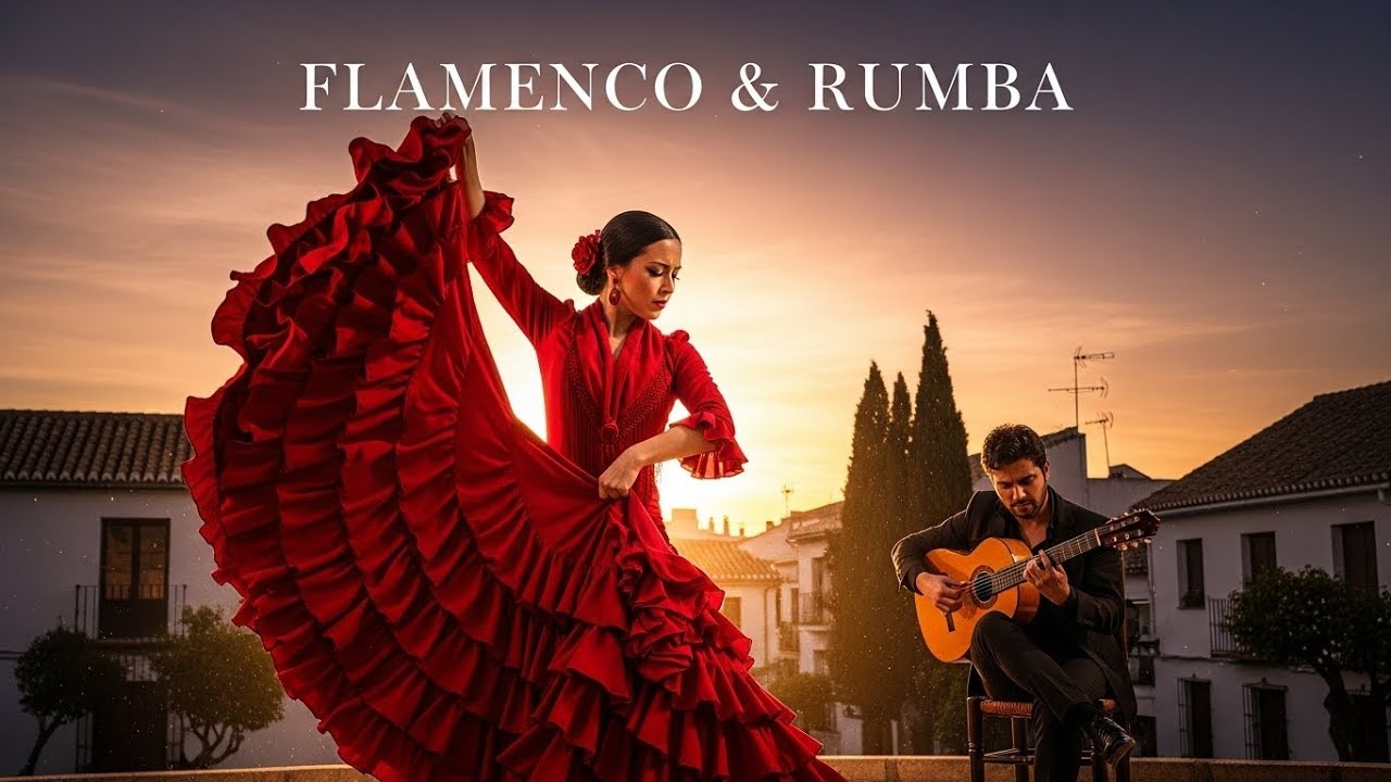 Golden Spanish Guitar Moments | Relaxing Flamenco Rumba Instrumentals for Warm Chill Vibes