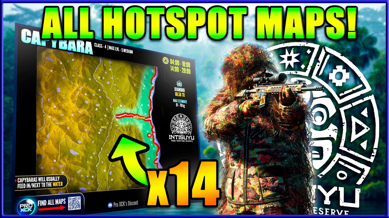 Intisuyu Peru Guide | ALL 14 HOTSPOT MAPS! - theHunter Call of the Wild