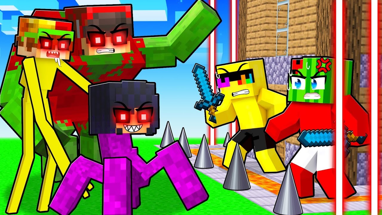 Evil YOUTUBERS vs Most Secure Base!