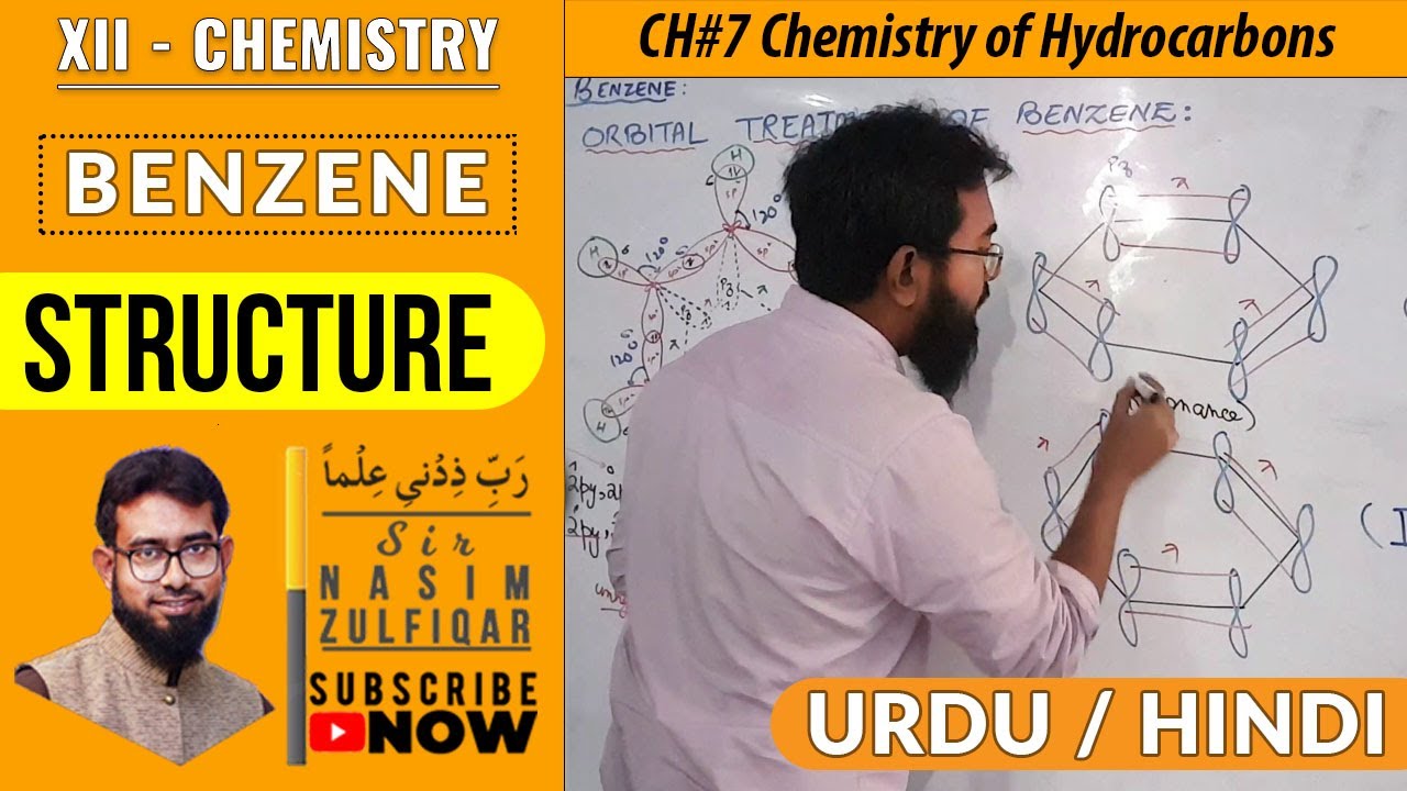 Structure of Benzene | Chaper#7 | Chemistry of Hydrocarbons | XII - Chemistry | Urdu / Hindi