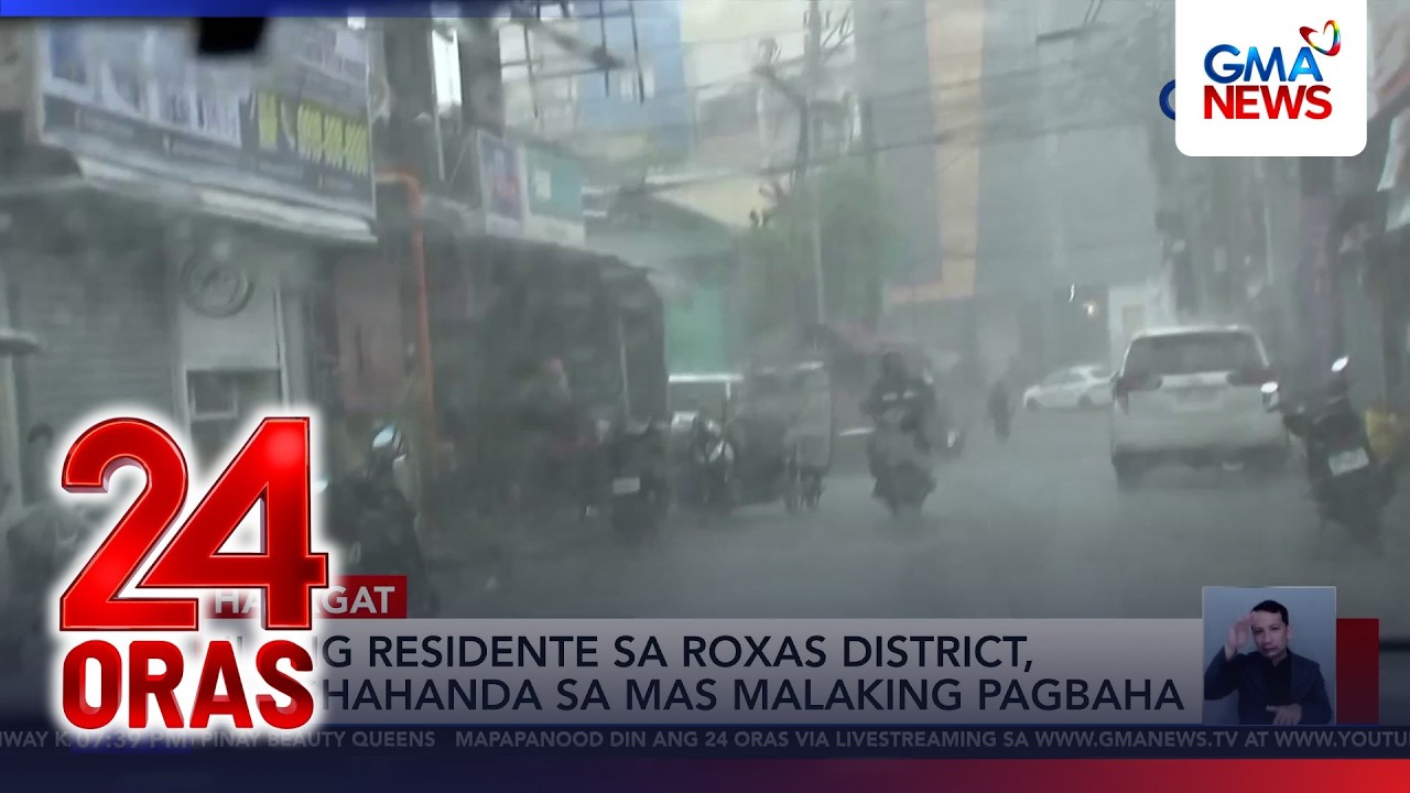 Ilang residente sa Roxas District sa Quezon City, naghahanda sa mas malaking pagbaha | 24 Oras