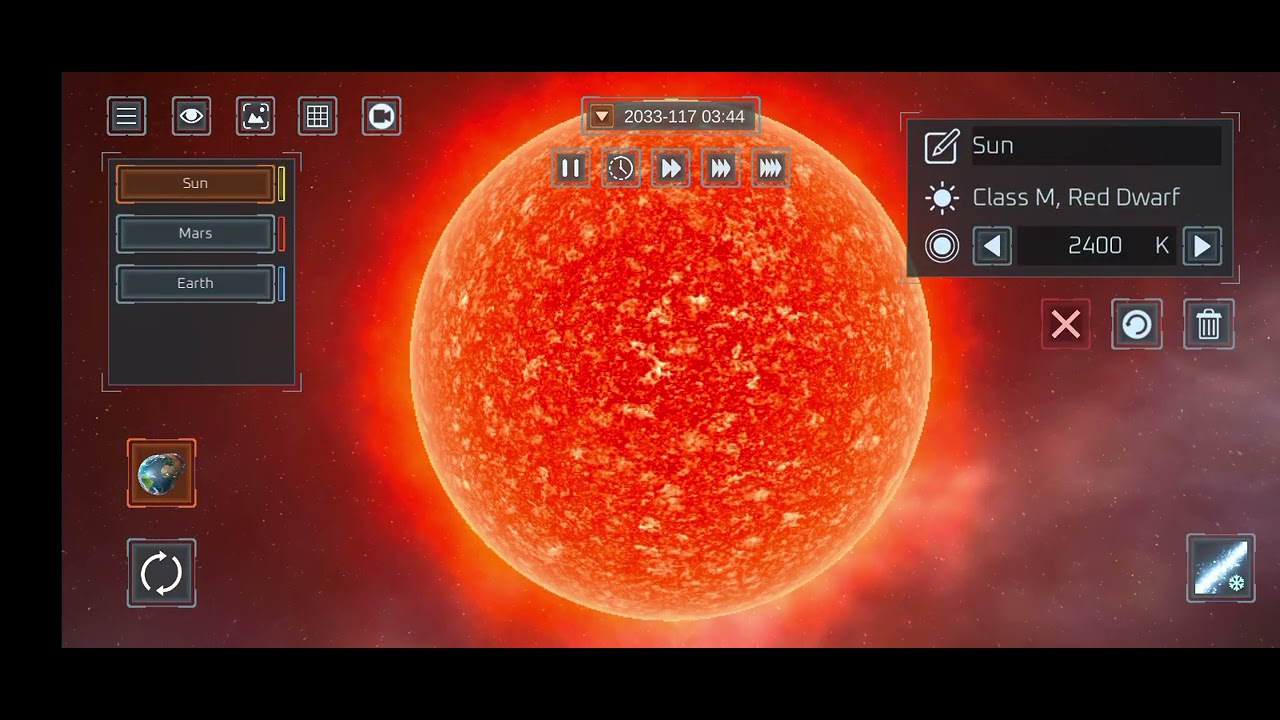Red giant event