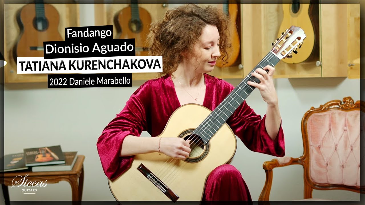 Tatiana Kurenchakova plays Fandango by Dionisio Aguado on a 2022 Daniele Marrabello Classical Guitar