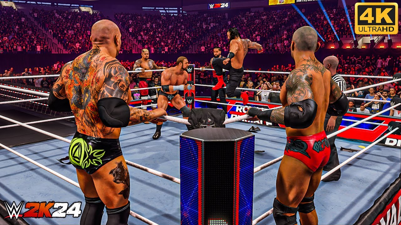 WWE 2K24 — The Bloodline против Evolution | Командный матч на выбывание | ПК [4K60]