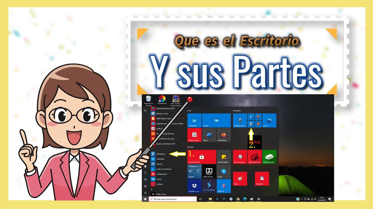 🖥 El Escritorio y Sus Partes 💻