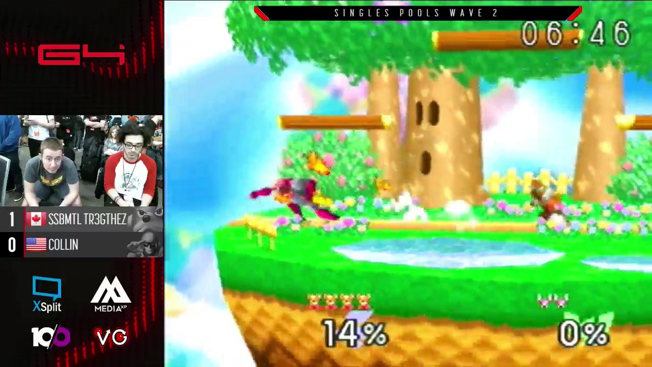 G4 - Pools - SSBMTL | TR3GtheZ Vs. Collin - SSB64