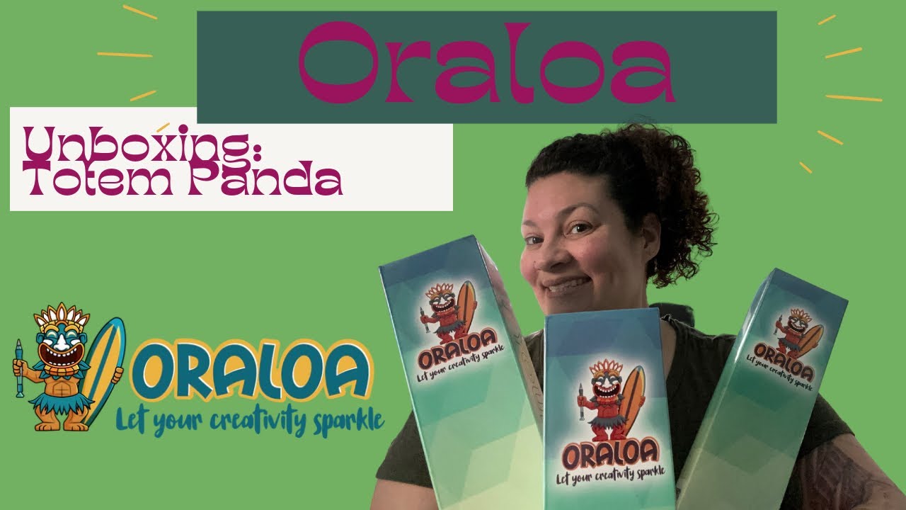 ORALOA Diamond Painting Unboxing | Totem Panda by Vayounette