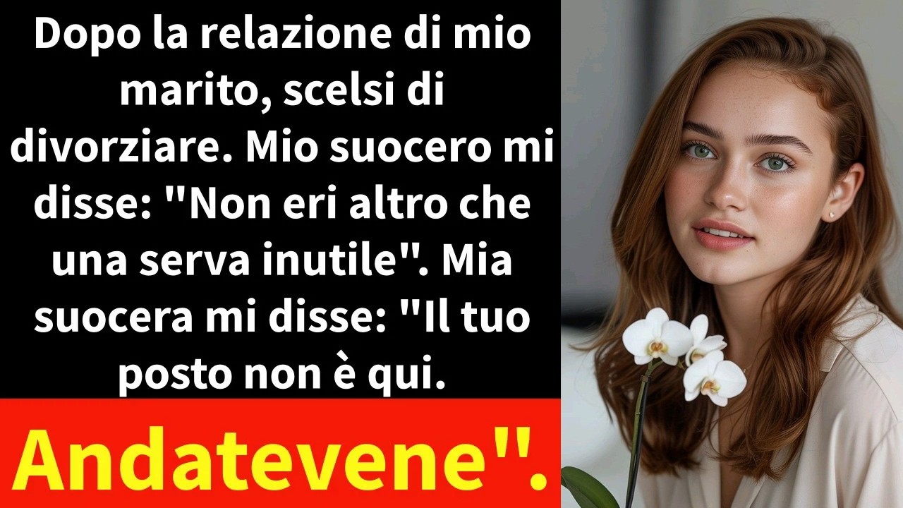 Dopo la relazione di mio marito, scelsi di divorziare. Mio suocero mi disse:
