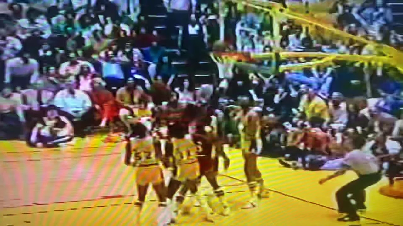 Darryl Dawkins  hilites  Lakers vs. Sixers NBA finals 1982 part 1
