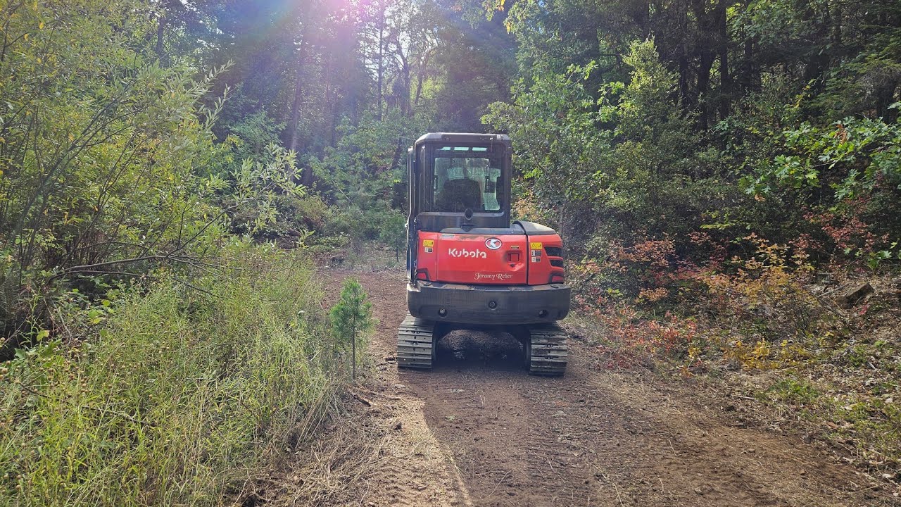 ATV trail with the Kubota KX 040 4