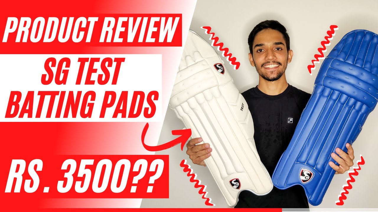SG TEST BATTING PADS | CRICKET GEAR UNBOXING AND REVIEW 2021