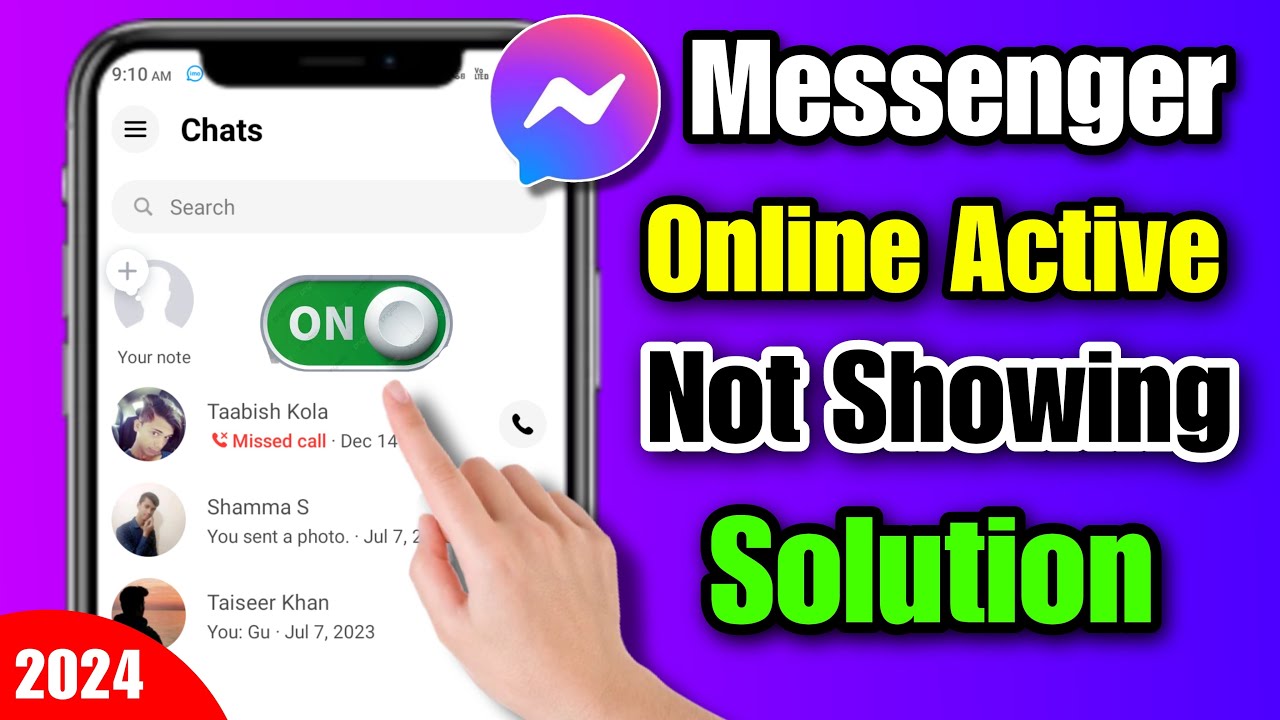 How to Fix messenger online not showing 2024 | messenger online but not active | 2024