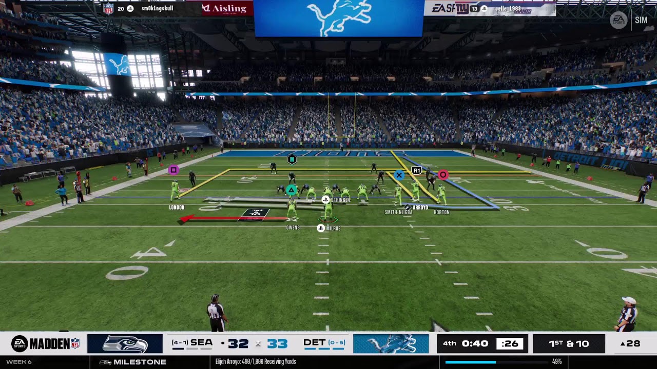 Madden26 - ImlTV - sm0k1ngskull - s3 w6 - Seahawks vs Lions