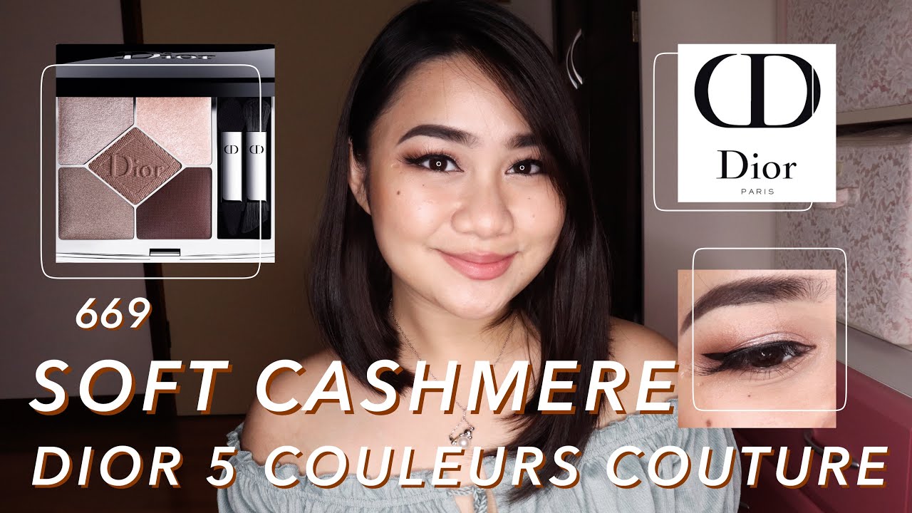 NEW DIOR 5 COULEURS COUTURE EYESHADOW 2020 COLLECTION 669 SOFT CASHMERE | 3 LOOKS ♡