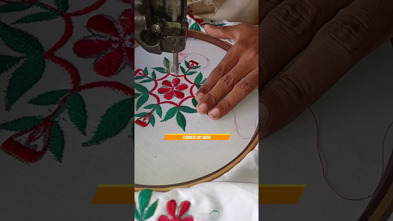 🧵 Beautiful Embroidery Design | Easy Hand Stitch for Beginners 