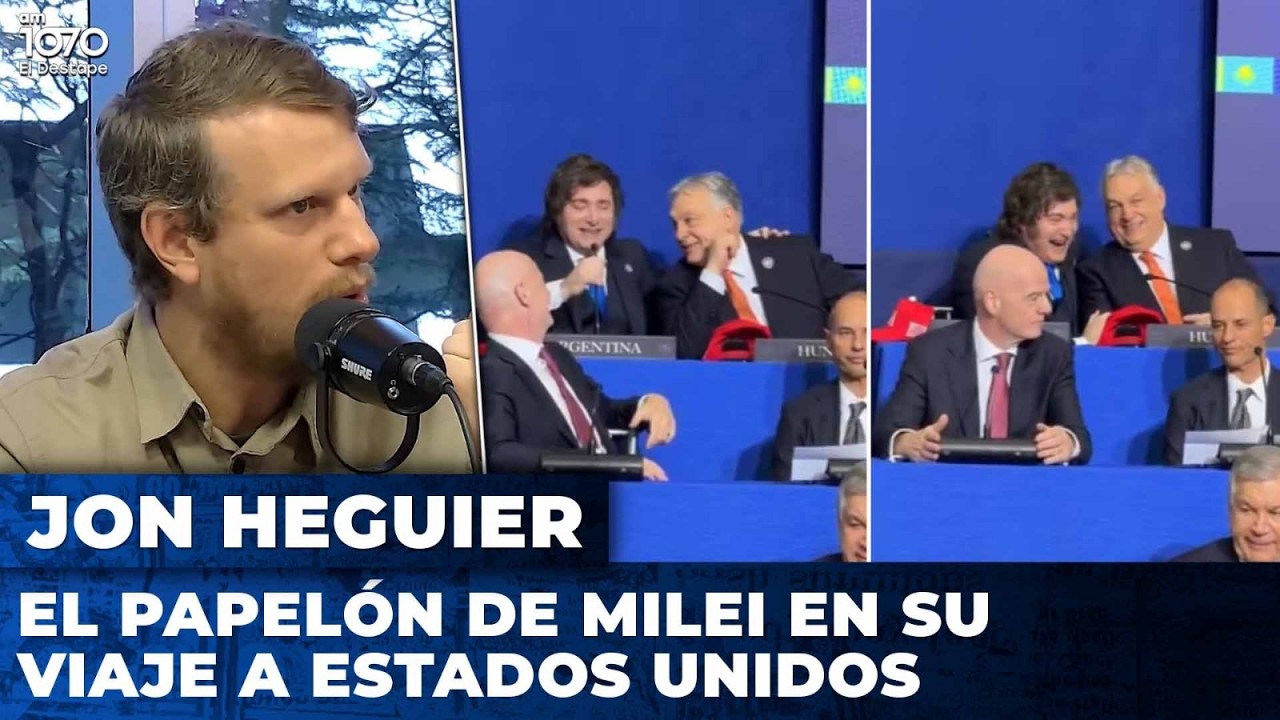 🤡 El papelón de Milei en su viaje a Estados Unidos | Jonathan Heguier