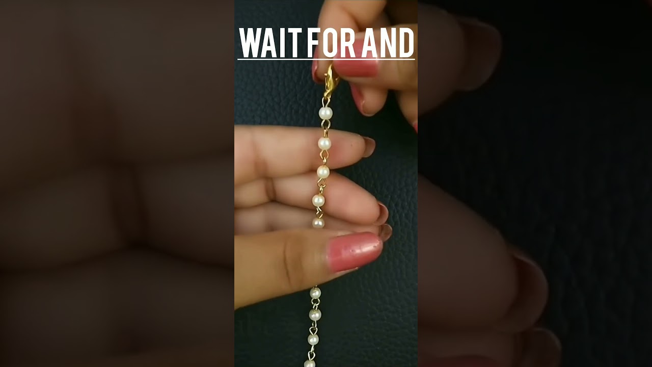 Fancy Anklet😘Making At Home 😱#shrots #viral #jewellery
