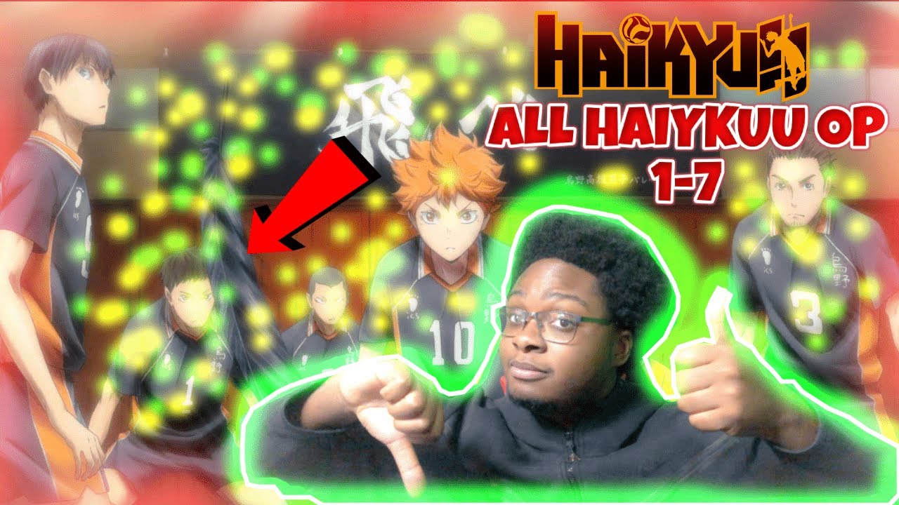 My First Time Reacting to All Haikyuu!! Openings 1-7 Reaction. All Anime OP Reaction