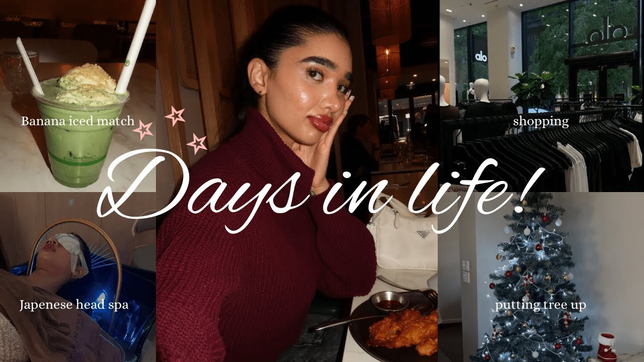 Spend two productive days with me 💕 | Solo date, self care, walks, trying new matcha + catching up!