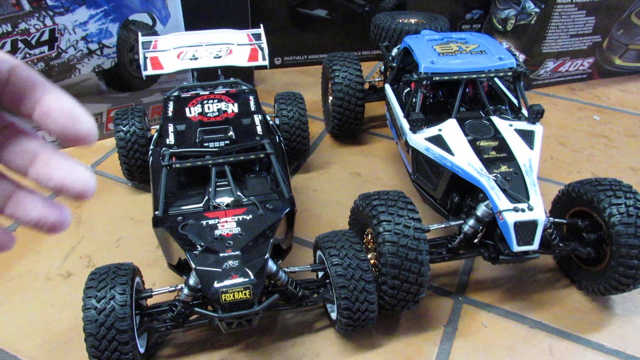 Let's Compare:  Team Losi Tenacity vs. Lasernut  RC buggies