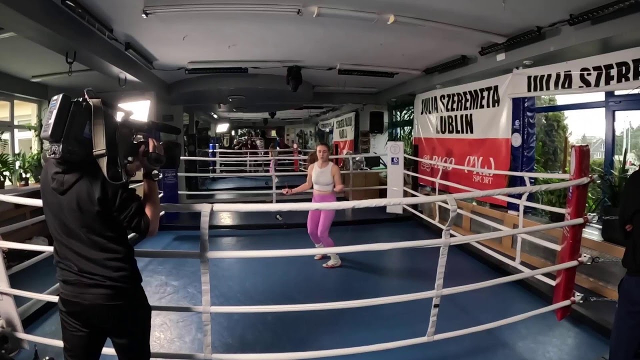 trening Julii Szeremety przed galą Suzuki Boxing Night