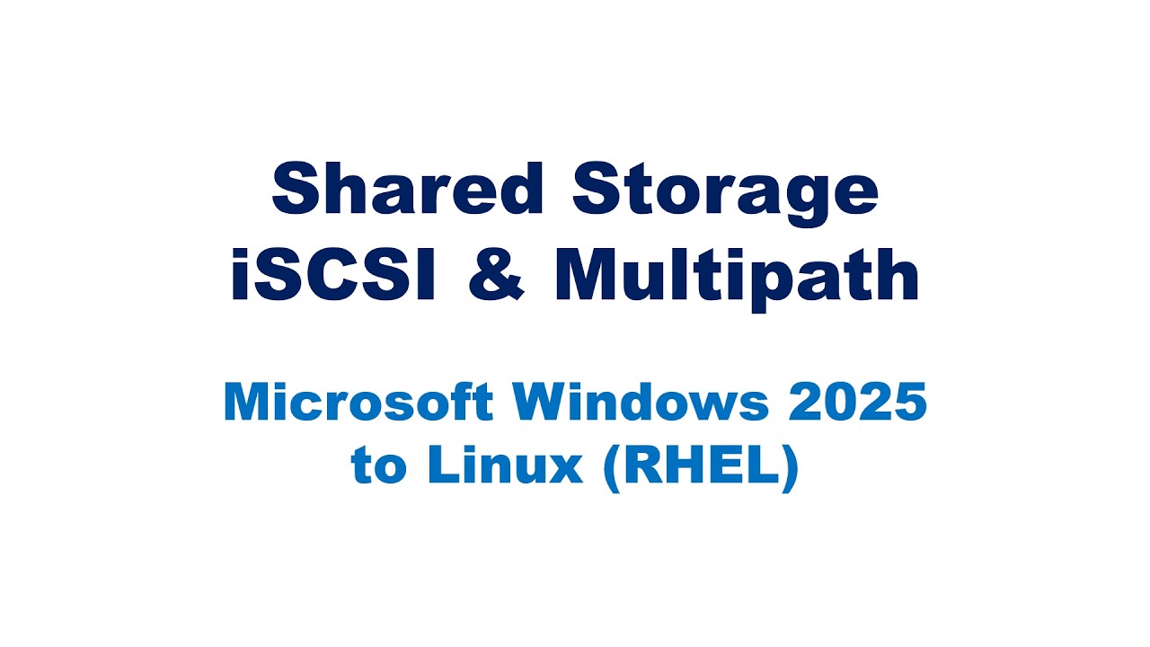 Общее хранилище данных Windows Server 2025 на базе Linux (RHEL)