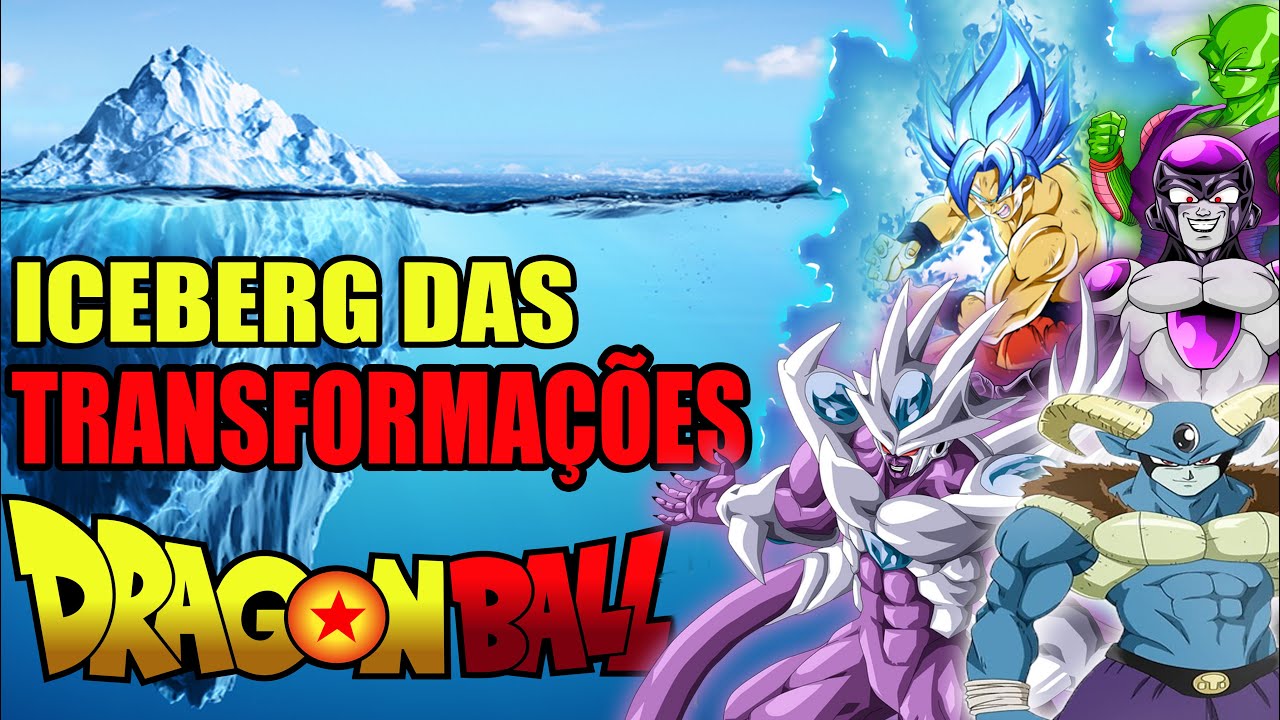 ICEBERG DAS TRANSFORMAÇÕES DAS RAÇAS EM DRAGON BALL!! Até a anomalia mais ridícula.