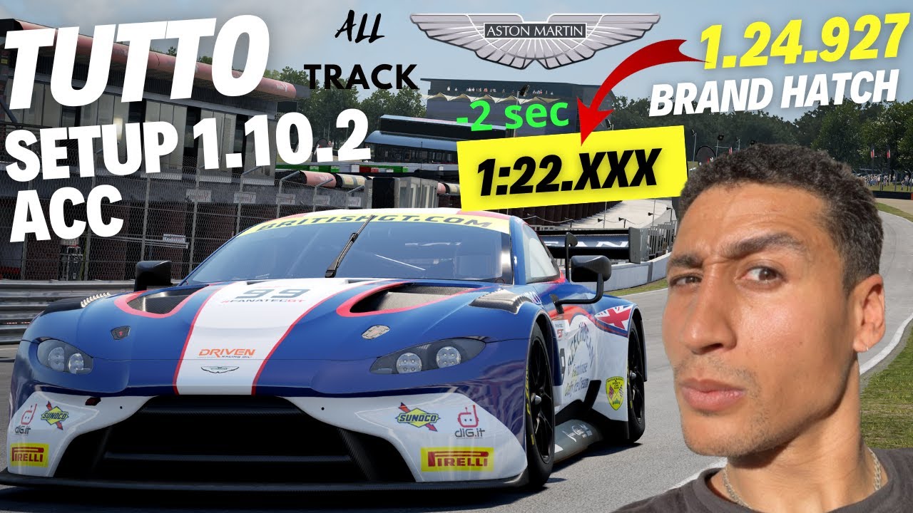 SETUP 1.10.2 ASSETTO CORSA COMPETIZIONE ALL TRACK ASTON V8 GT3 EVO