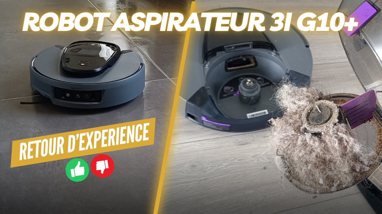 Notre test du 3i G10+ : Le robot aspirateur sans station avec compression des saletés !