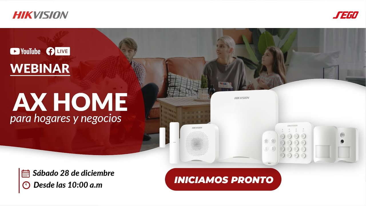WEBINAR 📢 HIKVISION : AX HOME para hogares y negocios
