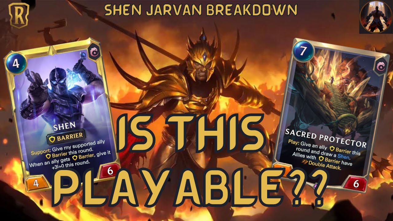 Is Shen Jarvan Barriers Actually Viable In Current Meta? | Legends of Runeterra