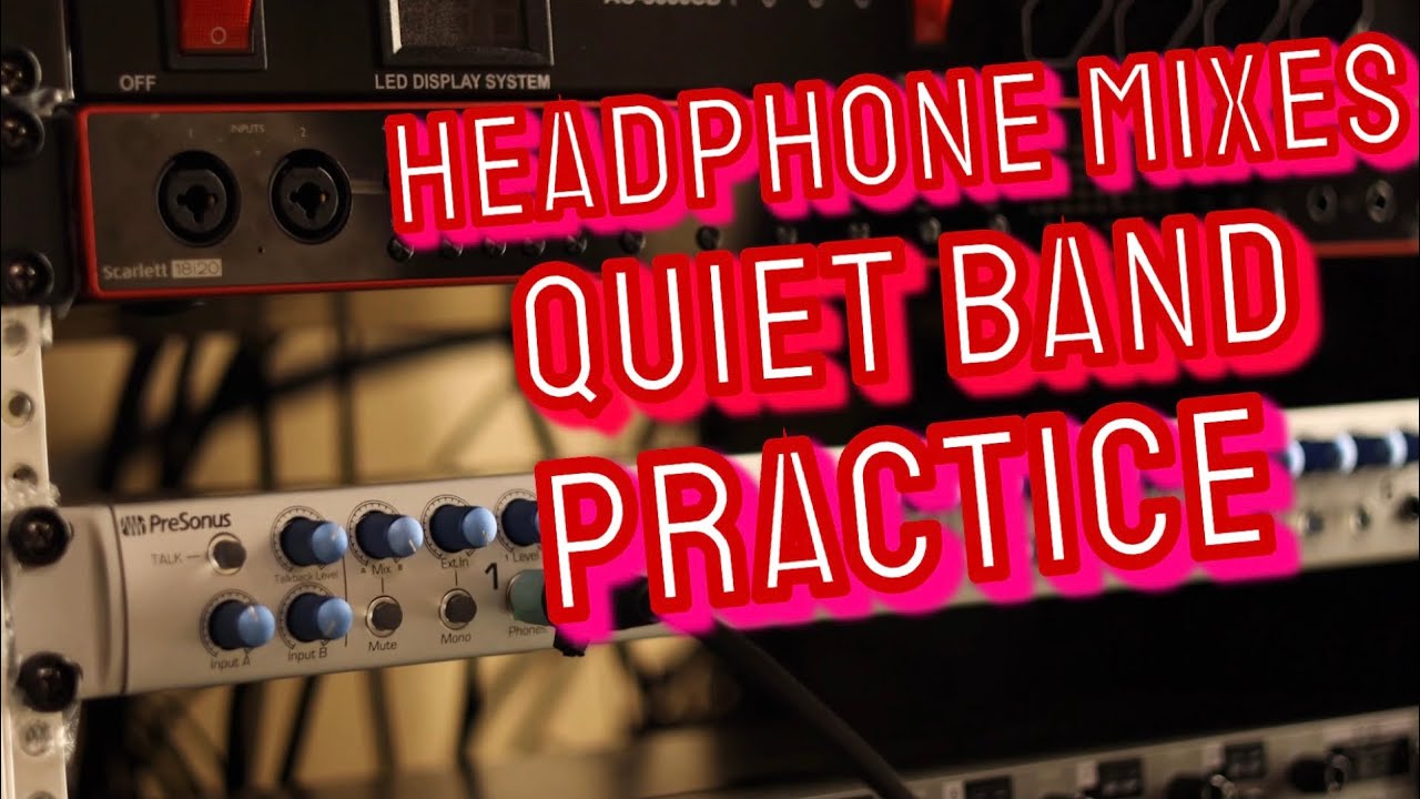 How to Rehearse Silently with HEADPHONES MONITORING SYSTEM | Budget Option Included!