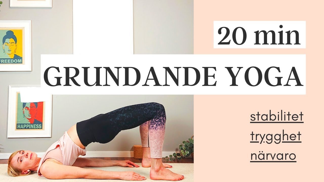 20 min GRUNDANDE YOGA. Mjuk slow flow.