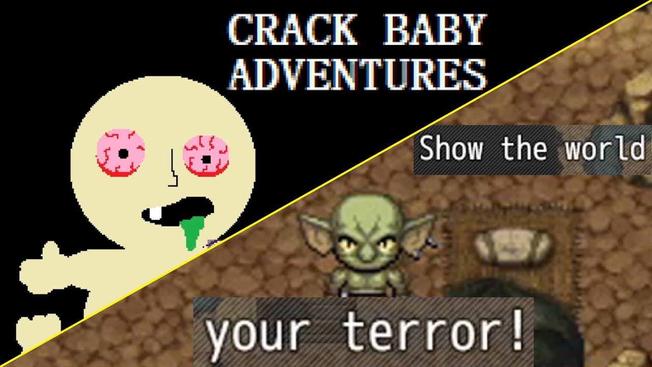 TWO IN ONE - Crack Baby Adventures + Night of the Gremlin - FULL GAMES