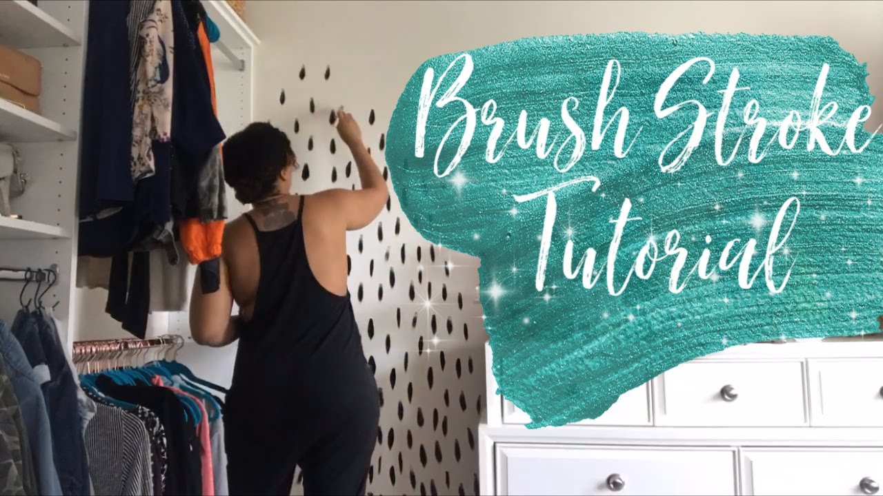 Super Easy Handpainted  Brush Stroke Wall  In Under 45  Minutes!