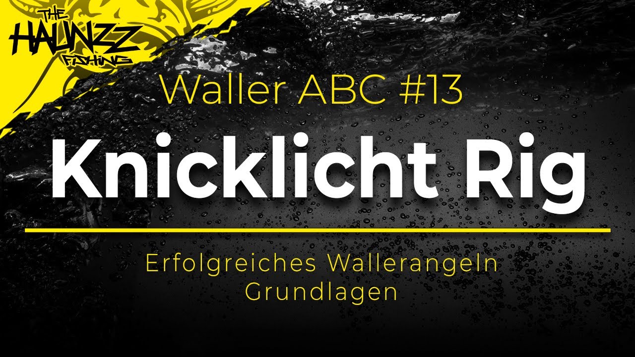 WALLER ABC |KNICKLICHT RIG | Wallermontage