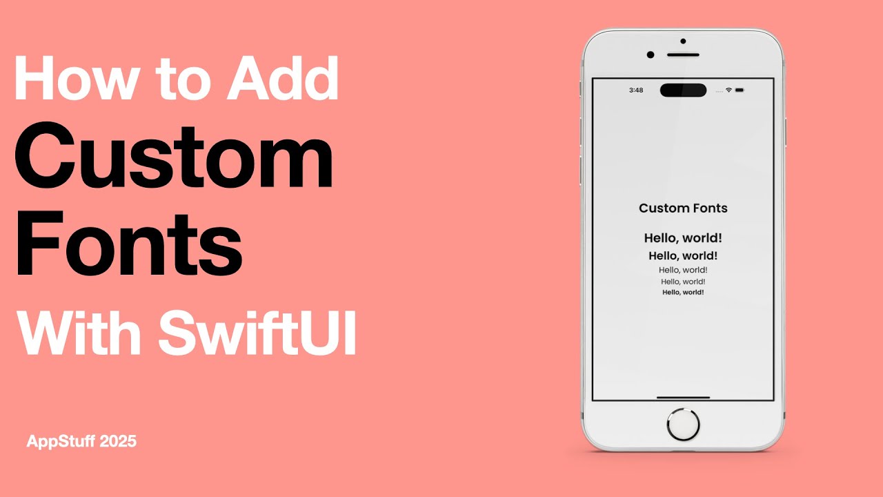 Add Custom Fonts to Your iOS App | SwiftUI