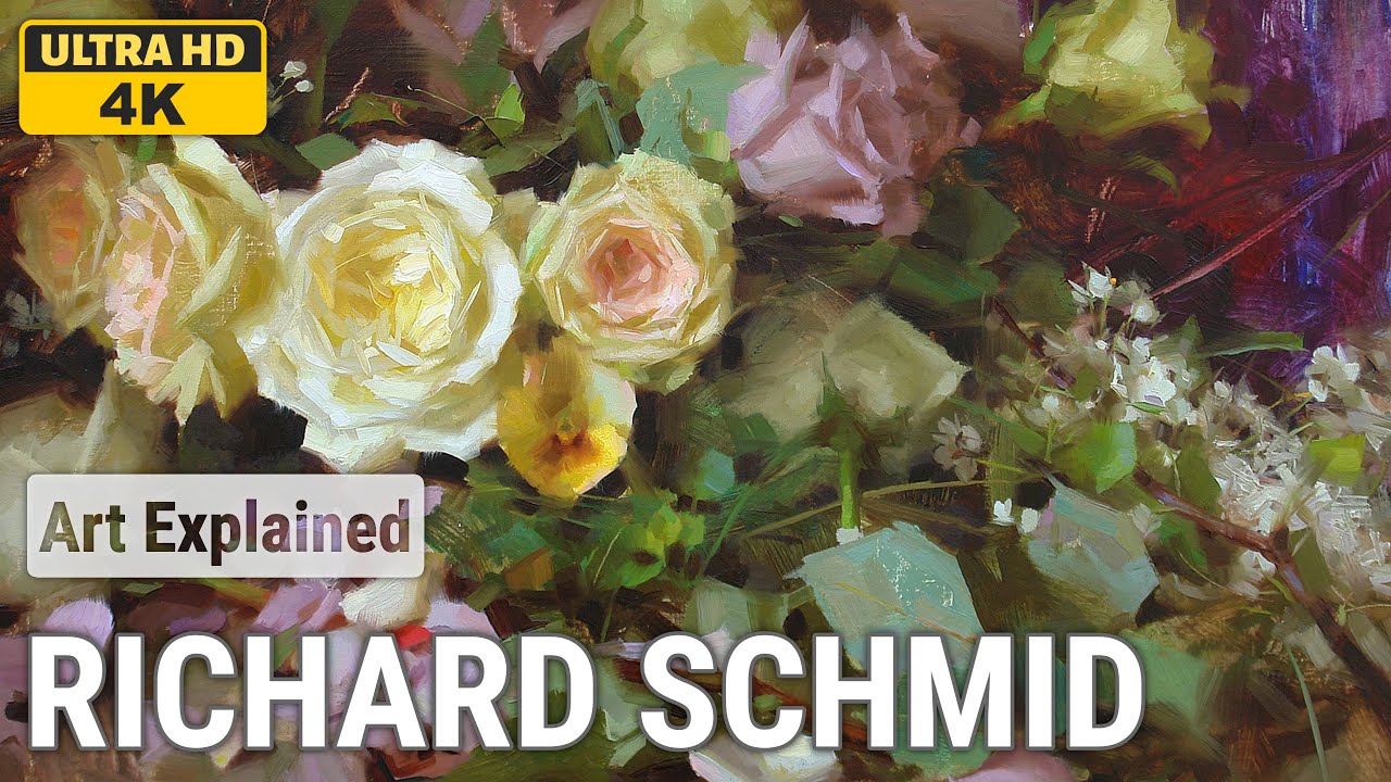 Richard Schmid: A collection of 10 oil paintings with title and year, around 2010 [4K]
