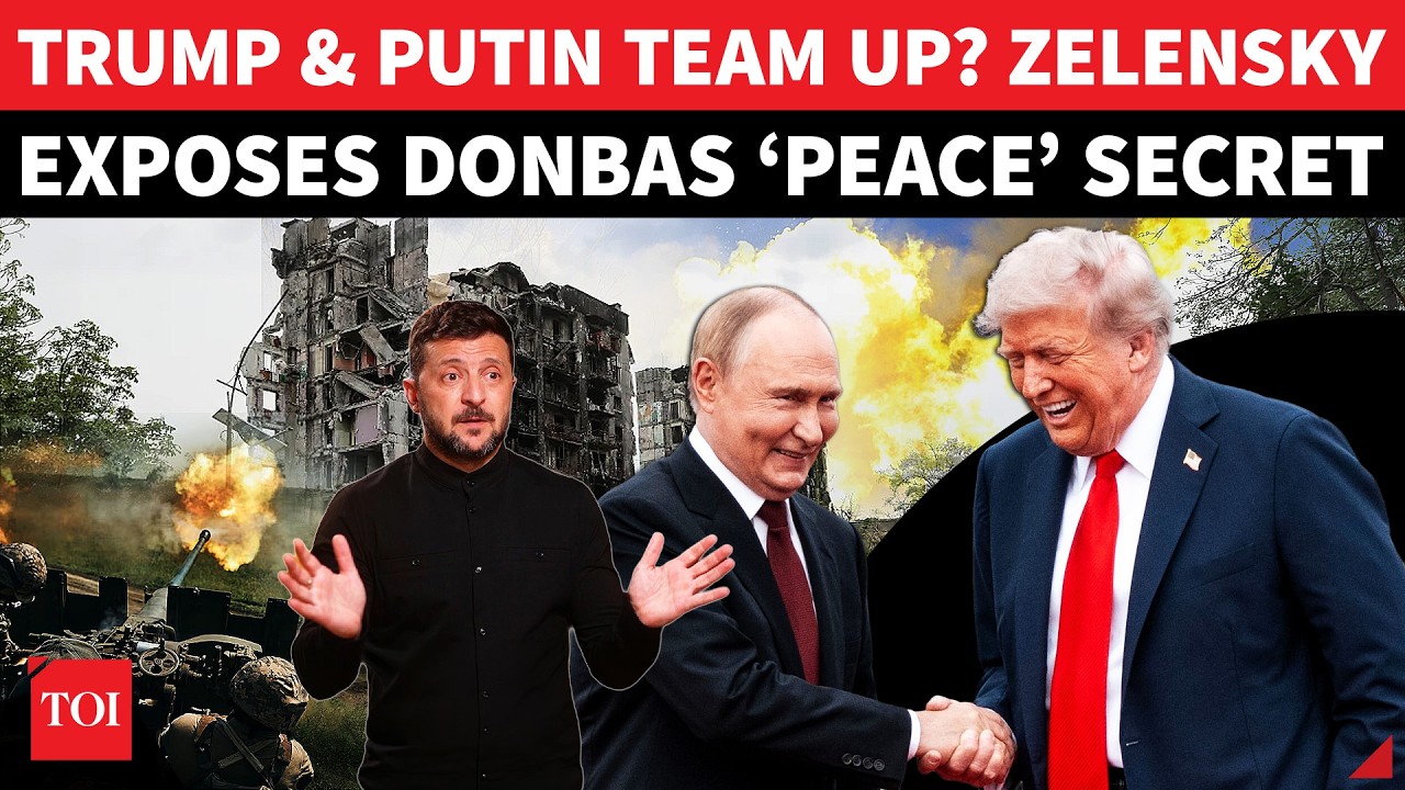 'GET OUT OR WAR...: Zelensky Drops Explosive 'DONBAS' Peace Ultimatum, Reveals Trump's 'WARNING'