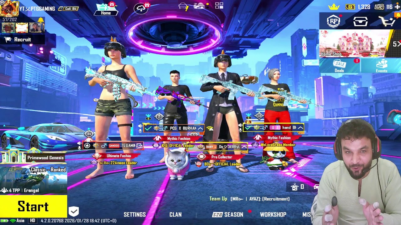 PTG Lala is Live NEW UPDATE 4.2 | PUBG MOBILE 🌟