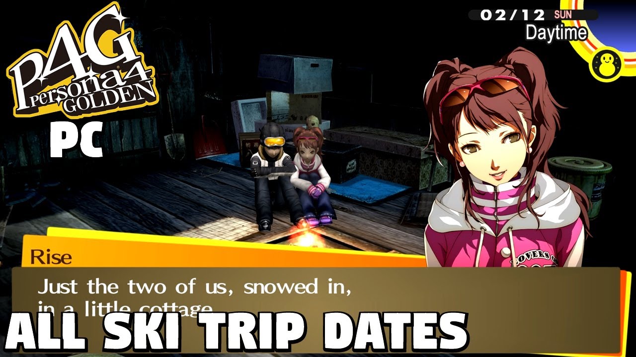 Persona 4 Golden - ALL Ski Trip Dates [PC]