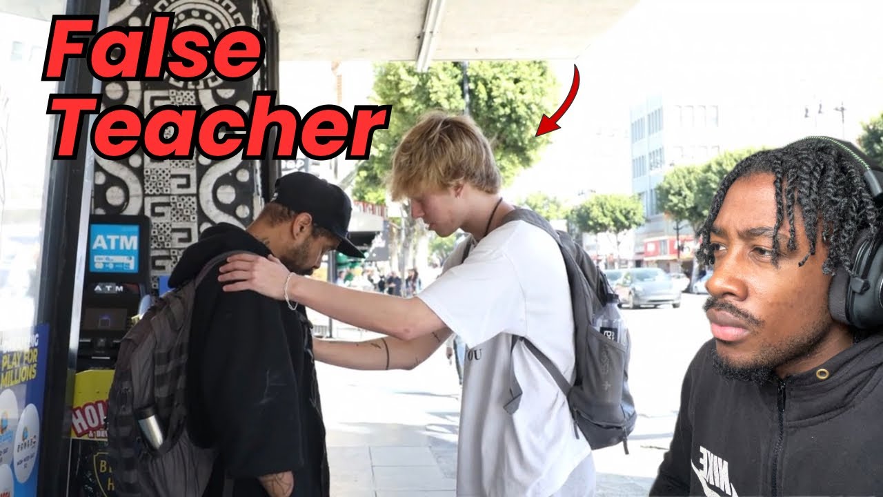Reacting To Bryce Crawford Preaching A False Gospel To Homeless Guy
