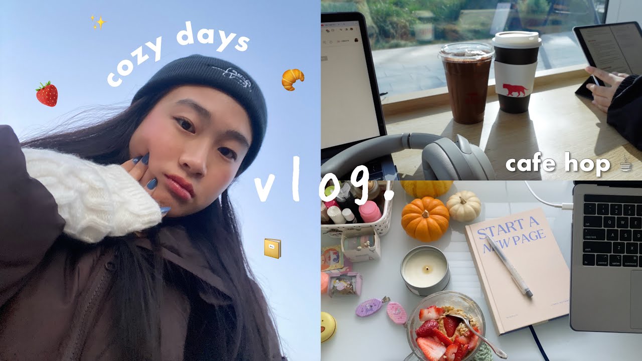 Продуктивный видеоблог 🍓₊˚⊹♡ кафе, уютные вечера в домашней обстановке, здоровые привычки, ведени...