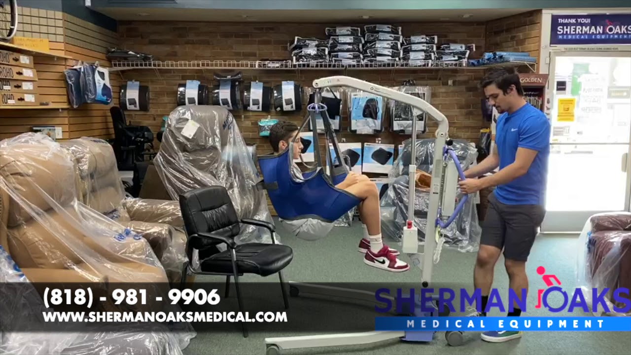 Hoyer Advance 340 Electric Patient Lift In Depth Product Demonstration - Sherman Oaks Medical Supply