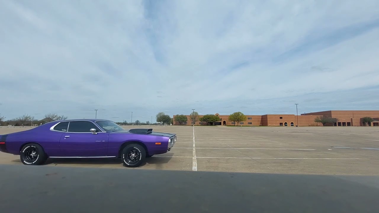 73 plum crazy purple metallic  charger.